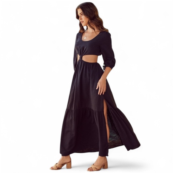 Vici Dresses & Skirts - Vici Veronique Cotton Blend Cutout Maxi Dress - Size S